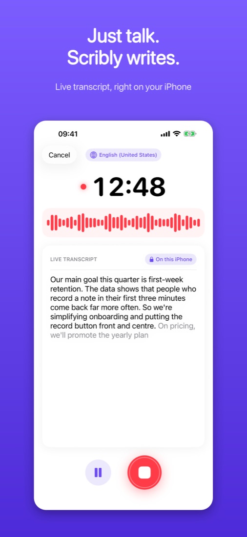 Scribly screenshot 1